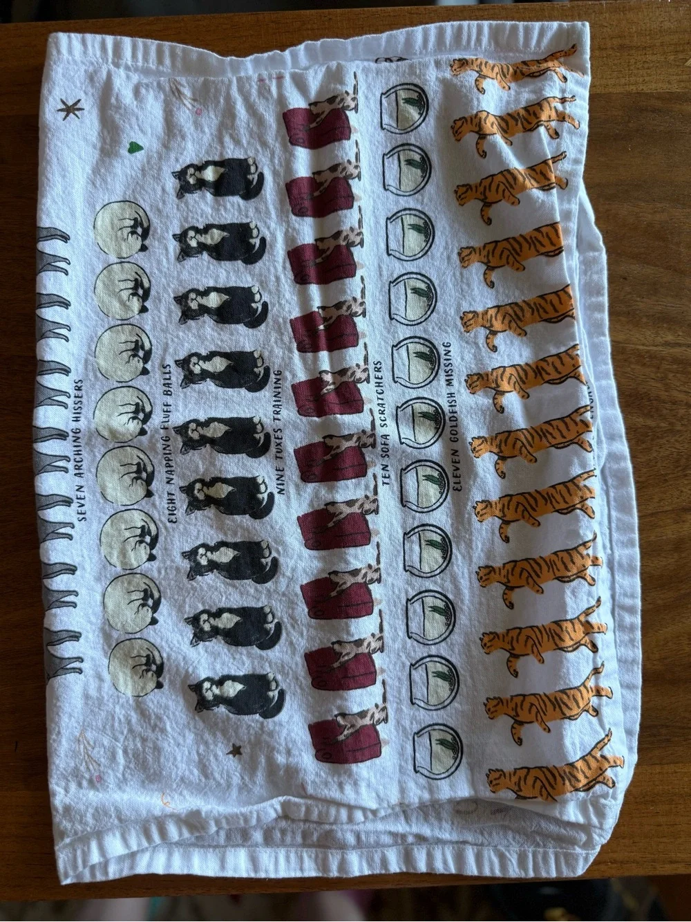 2 NWOT Sur La Table cat towels